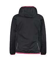CMP Fix Hood G - giacca softshell - bambina, Black/Pink