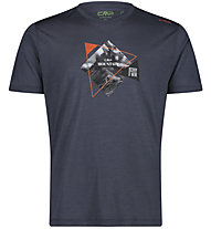 CMP M T-shirt - Wandershirt - Herren, Dark Grey