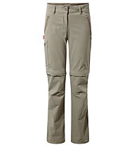 Craghoppers NosiLife Pro Convertible - pantaloni zip-off trekking - donna, Beige