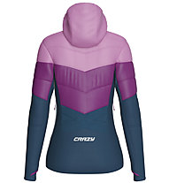 Crazy Trilogy - Hybridjacke - Damen, Violet/Blue