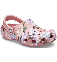 Crocs Classic Printed Floral - Sandale - Damen, Pink