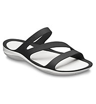 Crocs Swiftwater Sandal W - ciabatte - donna, Black/White