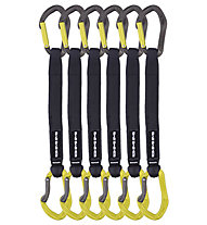 DMM  Alpha Sport Quickdraw 6 Pack - set rinvii arrampicata , Yellow/Black 