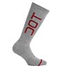 Dotout Duo Pack - calzini lunghi ciclismo, Grey/Red