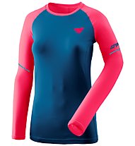 Dynafit Alpine Pro - Langarmshirt Trailrunning - Damen, Dark Blue/Pink