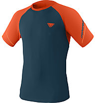 Dynafit Alpine Pro - maglia trail running - uomo, Dark Blue/Dark Orange