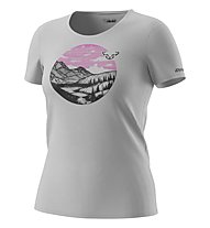 Dynafit Artist Series Co T-Shirt W - T-Shirt - Damen, Light Grey/Black/Pink