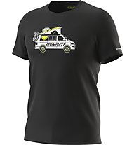 Dynafit Graphic - T-Shirt - uomo, Black/White/Yellow