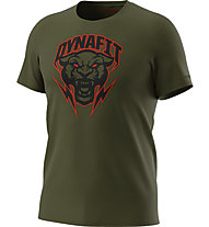 Dynafit Graphic - T-Shirt Bergsport - Herren, Dark Green/Red/Black