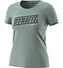 Dynafit Graphic - T-Shirt sport di montagna - donna, Green/Dark Green/Pink