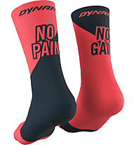 Dynafit No Pain No Gain - kurze Socken, Light Red/Dark Blue