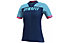 Dynafit Ride Full Zip - maglia ciclismo - donna, Blue/Light Blue/Pink