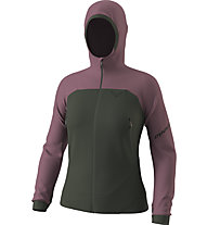 Dynafit Ridge Thermal Hoody W - Fleecejacke - Damen, Dark Green/Pink