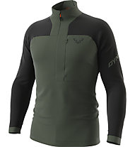 Dynafit Speed Polartec® 1/2 Zip - maglia in pile - uomo, Dark Green/Black/Red