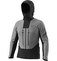 Dynafit TLT Dynastretch - giacca alpinismo - uomo, Light Grey/Black/Red