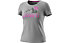 Dynafit Transalper Graphic S/S - T-shirt - donna, Light Grey/Pink/Black
