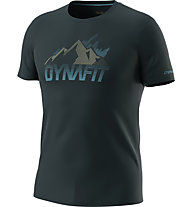 Dynafit Transalper Graphic S/S M - T-shirt - uomo, Dark Blue