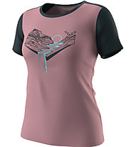 Dynafit Transalper Light - T-shirt - donna, Pink/Dark Blue