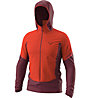 Dynafit Traverse Alpha Hooded M - giacca ibrida - uomo, Red/Dark Pink