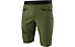 Dynafit Traverse Dst - pantaloni corti alpinismo - uomo, Dark Green/Black/Red