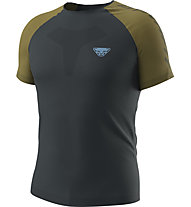 Dynafit Ultra 3 S-Tech S/S - Trailrunningshirt - Herren, Dark Blue/Green