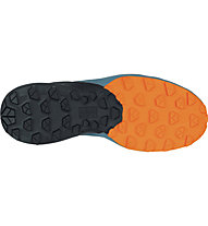 Dynafit Ultra 50 Graphic - scarpe trail running - uomo, Light Blue/Dark Blue/Orange