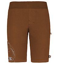 E9 Pentagon - pantaloni corti arrampicata - bambino, Brown