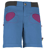 E9 Onda - pantaloni corti arrampicata - donna, Light Blue/Pink