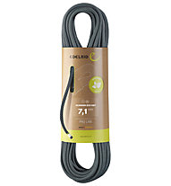 Edelrid Skimmer Eco Dry 7.1 mm - mezza corda/gemella, Black