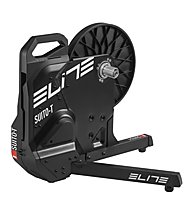 Elite Suito T con supporto ruota - rullo da bici, Black