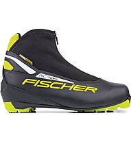 Fischer RC3 Classic - scarpa sci da fondo, Black/Yellow