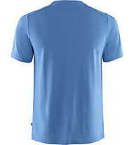 Fjällräven Abisko Wool Fox SS - T-shirt trekking - uomo, Blue