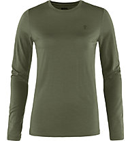 Fjällräven Abisko Wool LS W - maglia a manica lunga - donna, Green