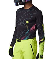 Fox Flexair Lunar - maglia ciclismo manica lunga - uomo, Black/Yellow/Pink
