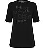 Freddy Flamed Jersey - T-shirt fitness - donna, Black