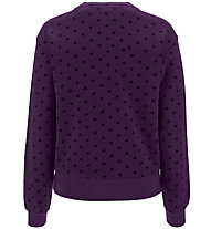 Freddy Polka Dot Crew Neck Training Sweatshirt - Pullover - Damen, Dark Violet