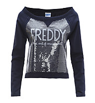 Freddy Training Color Sweatshirt Damen, Black