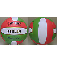 Get Fit Italia Gold Beach - Volleyball, White/Red/Green/Gold