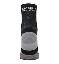 GORE BIKE WEAR Gore Fiber Bike Socken Mittel, Black Melange/Graphite Grey