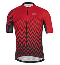 GORE WEAR C3 C - maglia bici - uomo, Red/Black