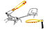 Grivel Skirace Ski Matic 2.0 - ramponi, Silver/Yellow