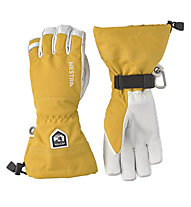 Hestra Army Leather Heli Ski - guanti sci freeride, Yellow/White