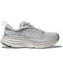 HOKA Bondi 8 - scarpe running neutre - donna, White/Light Grey