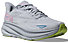 HOKA Clifton 9 W - scarpe running neutre - donna, Grey/Blue