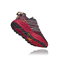 HOKA Speedgoat 4 - scarpe trail running - donna, Dark Blue/Red