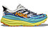 HOKA Stinson 7 - scarpe trail running - uomo, White/Yellow/Light Blue