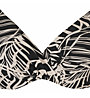 Hot Stuff Twisted Schale - reggiseno costume - donna, Black/White