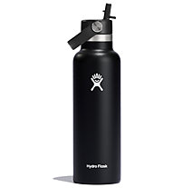 Hydro Flask 21 oz Standard Flex Straw Cap - borraccia, Black