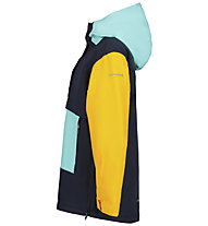 Icepeak Lisle JR – giacca da sci – bambina, Blue/Yellow/Light Blue