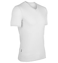 Icebreaker Anatomica T-shirt scollo a V, Ivory/White